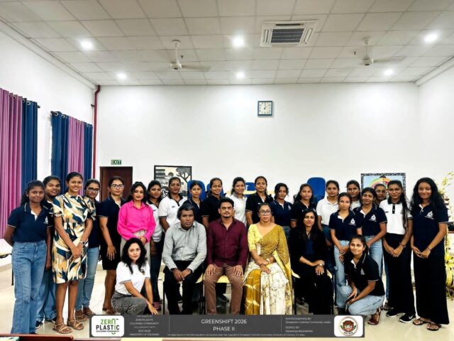 ZeroPlastic Colombo Community, in collaboration with the SDG Hub of Sripalee Campus